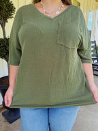 SUNDAY TOP // OLIVE