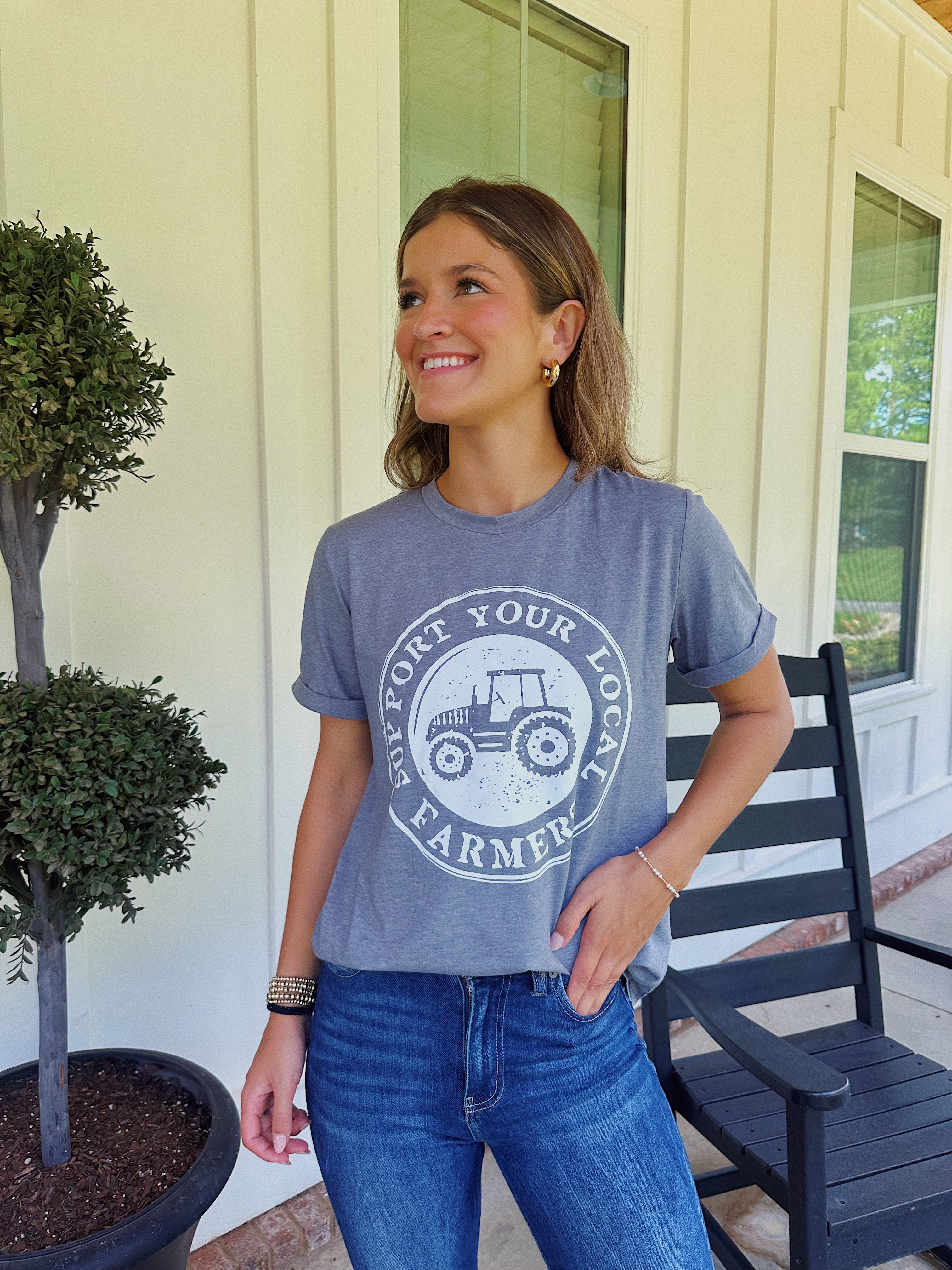 SUPPORT LOCAL FARMERS TEE