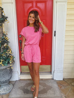 EASY GO ROMPER // PINK
