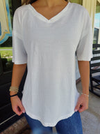 LAZY DAY TOP // WHITE