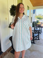 BEST DAY BUTTON DRESS
