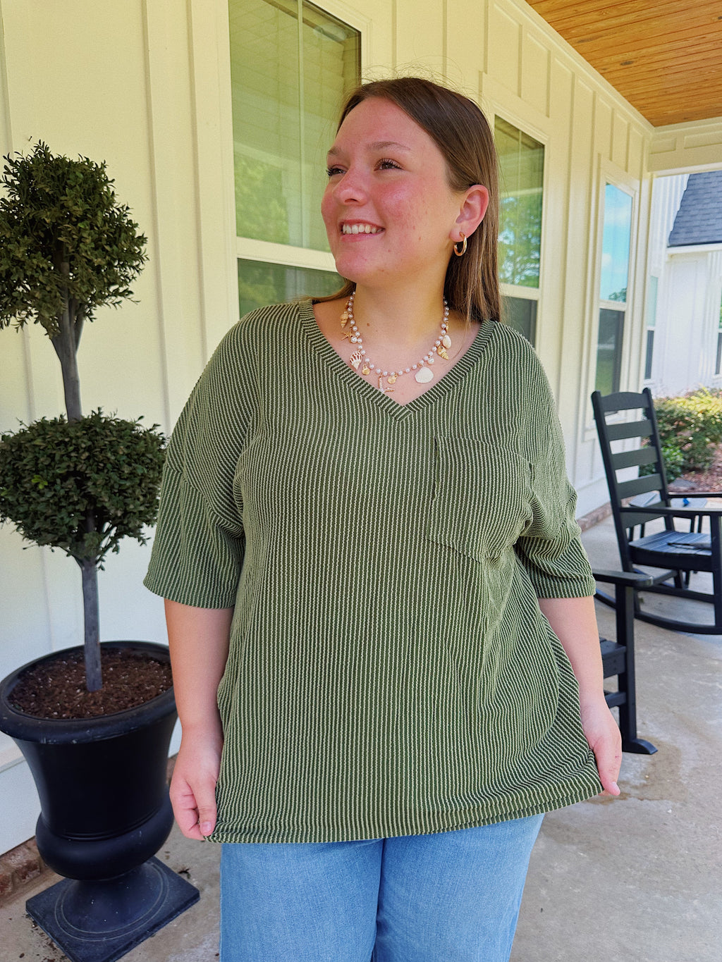 SUNDAY TOP // OLIVE