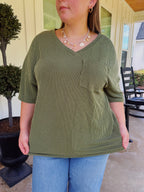 SUNDAY TOP // OLIVE