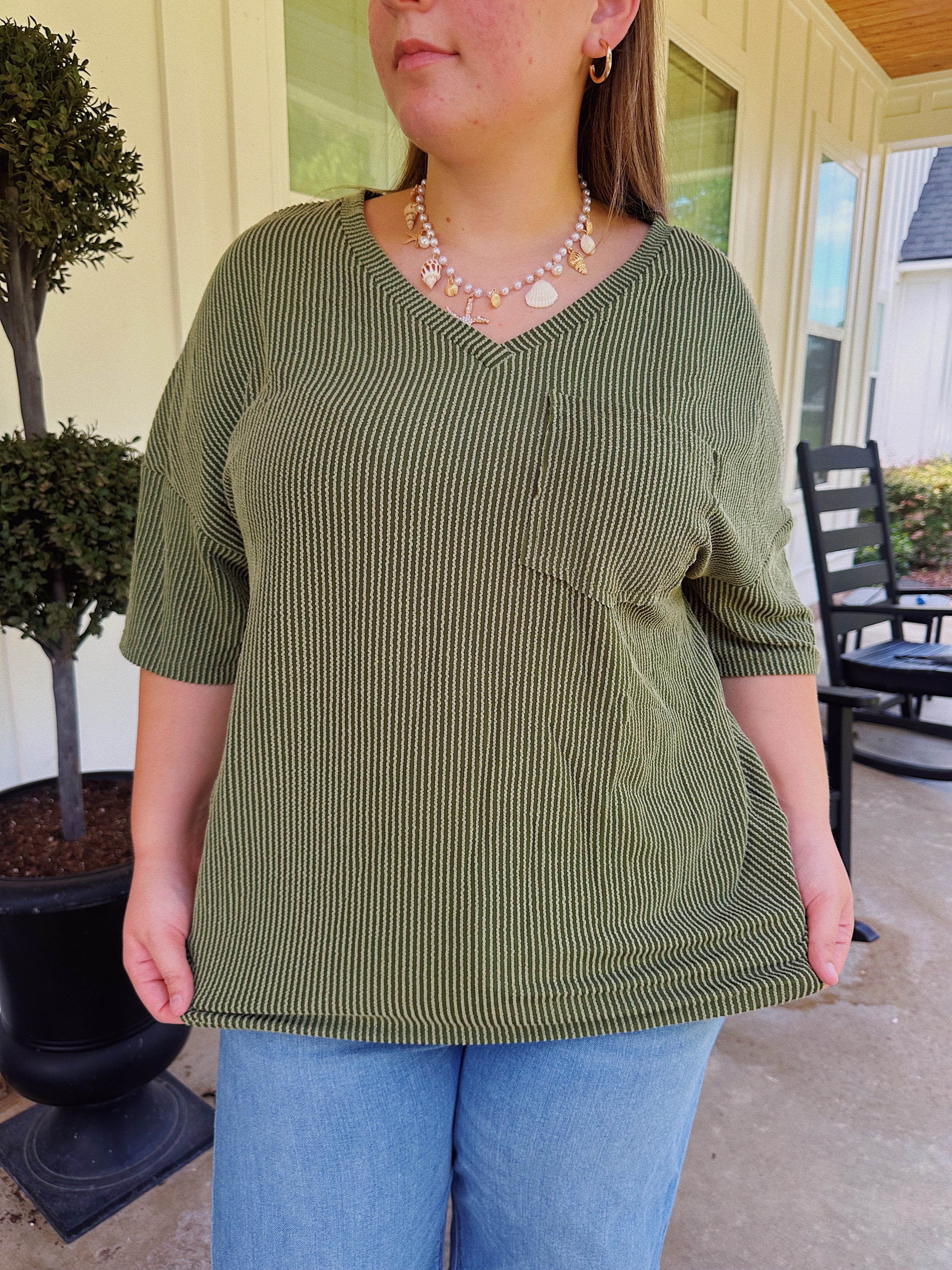 SUNDAY TOP // OLIVE