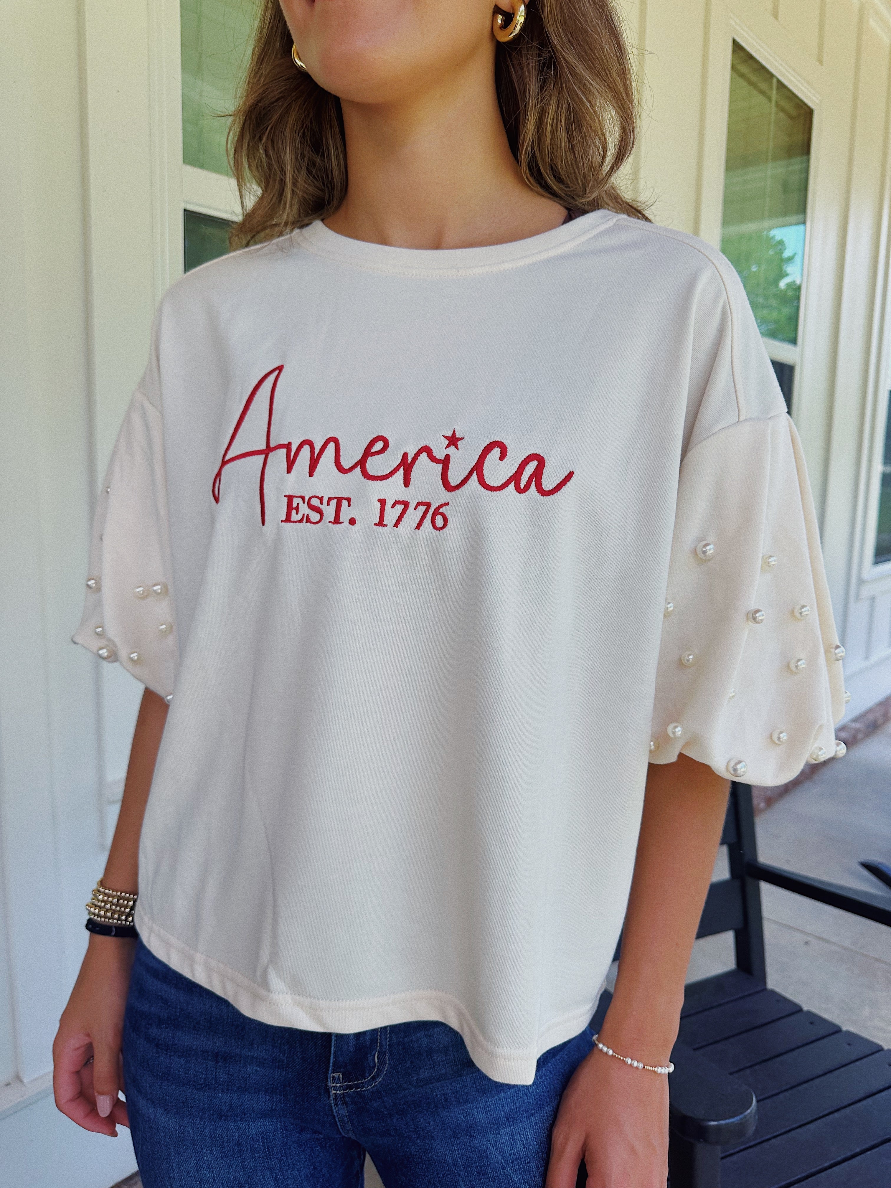 ALL AMERICAN GIRL TOP
