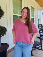SUNDAY TOP // MAUVE